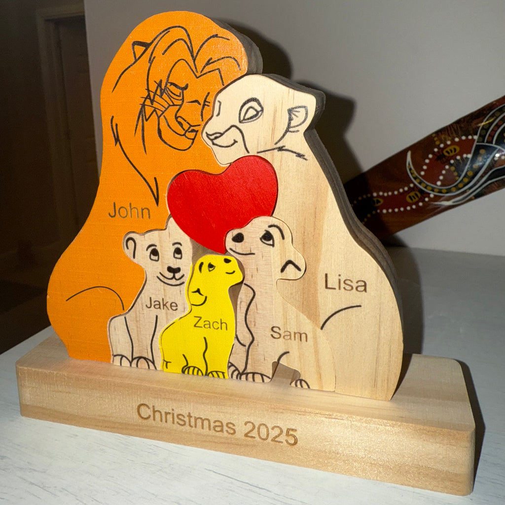 Personalised Family Lions
