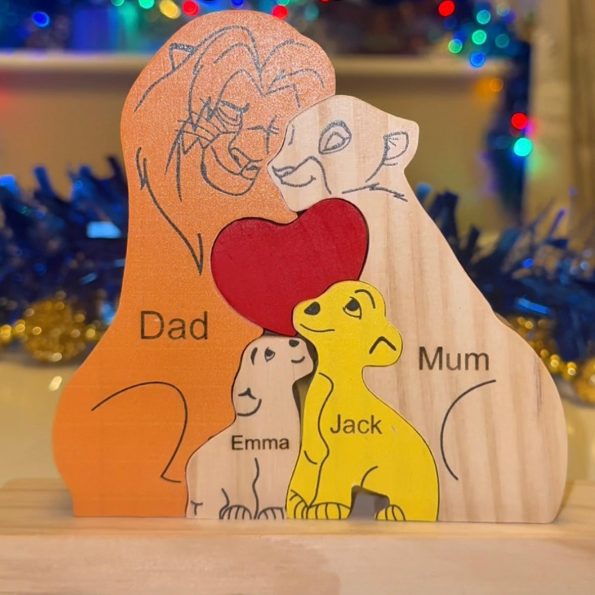 Personalised Family Lions